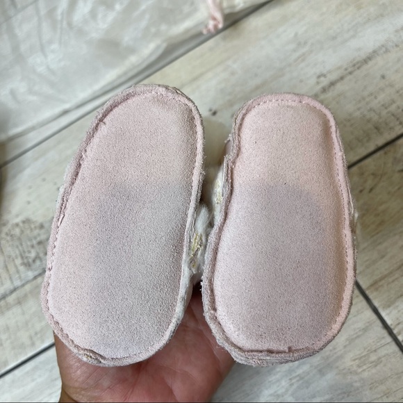 Janie & Jack Pink Crib Shoes - Picture 6 of 7